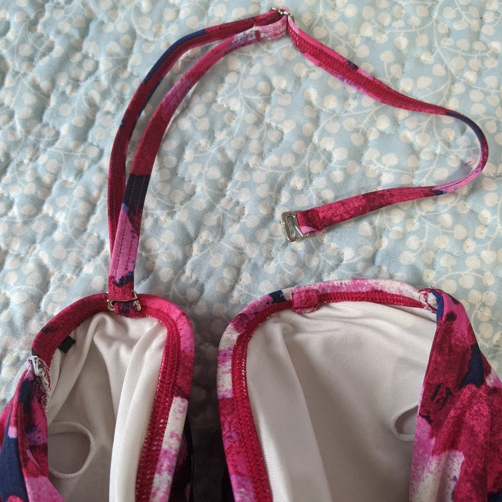 Calvin Klein Poppy Bandeau Maillot Swimsuit